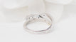 Bague 50 Bague croisée en or blanc et diamants 58 Facettes 30472