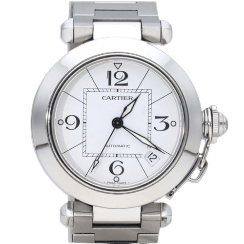 Montre Cartier Pasha C - Montre en acier 58 Facettes MT46750