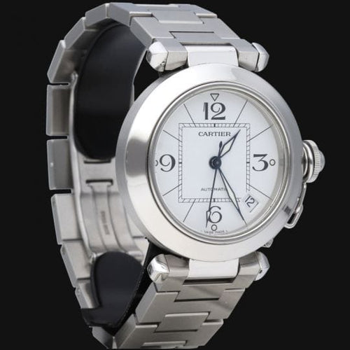 Montre Cartier Pasha C - Montre en acier 58 Facettes MT46750