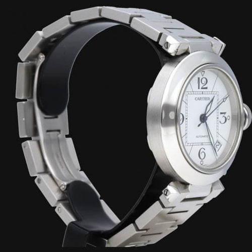 Montre Cartier Pasha C - Montre en acier 58 Facettes MT46750