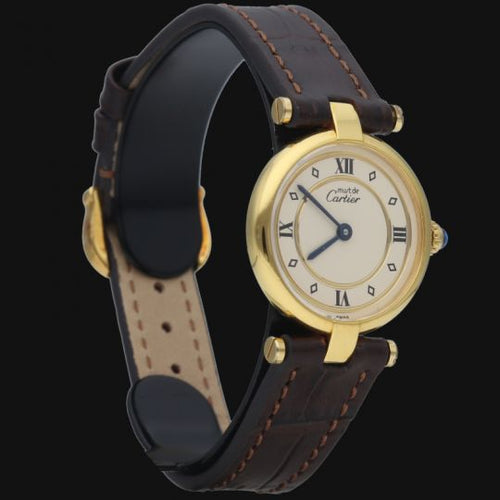 Montre Cartier Must de Cartier - Montre en argent vermeil 58 Facettes MT46876