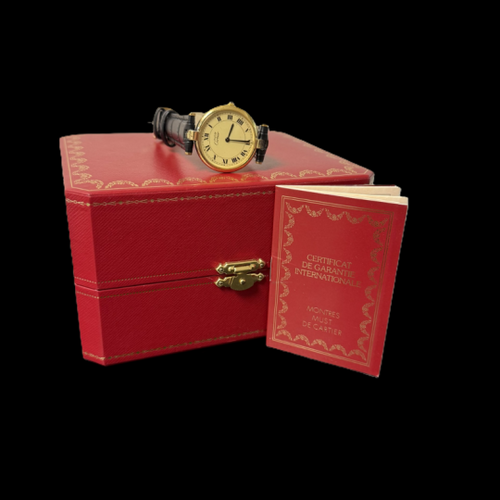 Montre Cartier Must de Cartier - Montre en vermeil 58 Facettes MT46878