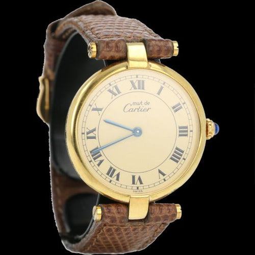 Montre Cartier Must de Cartier - Montre en vermeil 58 Facettes MT46878
