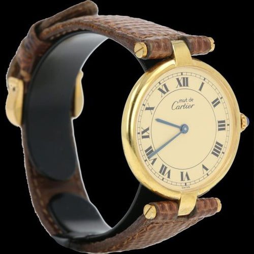 Montre Cartier Must de Cartier - Montre en vermeil 58 Facettes MT46878