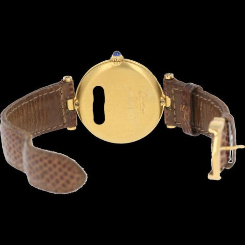 Montre Cartier Must de Cartier - Montre en vermeil 58 Facettes MT46878