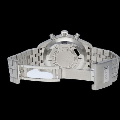 Montre IWC Pilot - Montre chronographe en acier 58 Facettes MT46867