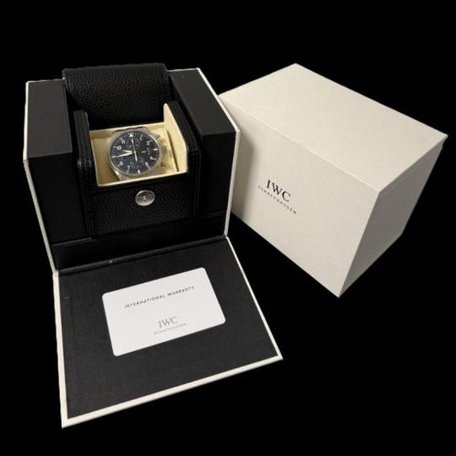 Montre IWC Pilot - Montre chronographe en acier 58 Facettes MT46867