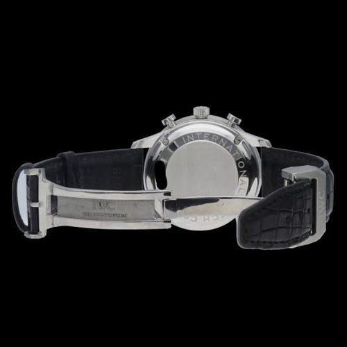 Montre IWC Portugieser - Montre chronographe en acier 58 Facettes MT46838
