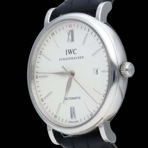 Montre IWC Portofino - Montre automatique en acier 58 Facettes MT46864