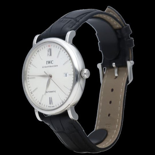 Montre IWC Portofino - Montre automatique en acier 58 Facettes MT46864