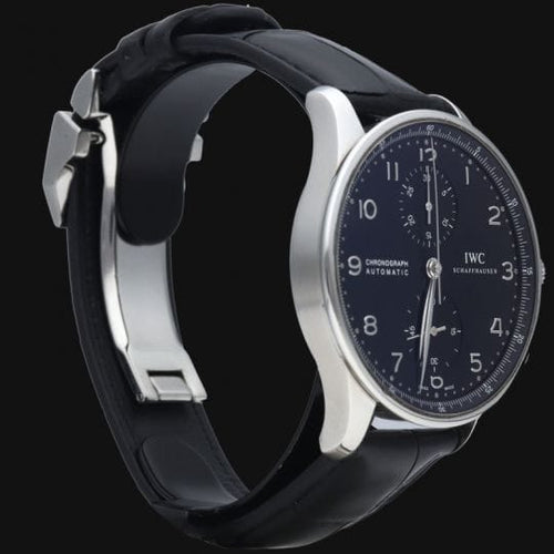 Montre IWC Portugieser - Montre Chronograph en acier 58 Facettes MT46865