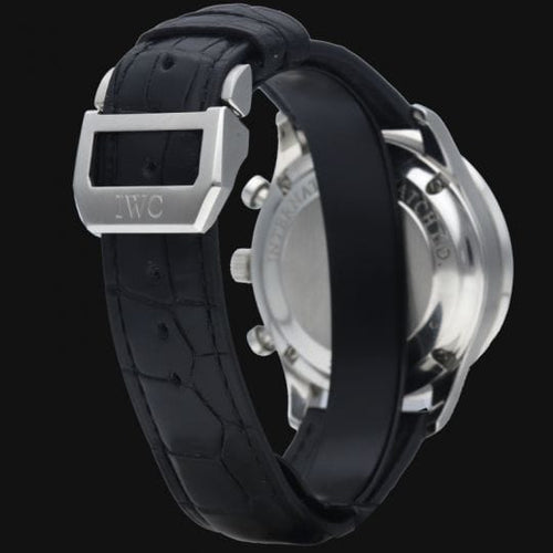 Montre IWC Portugieser - Montre Chronograph en acier 58 Facettes MT46865