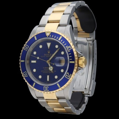 Montre Rolex Submariner Date - Montre en or jaune et acier 58 Facettes MT46875