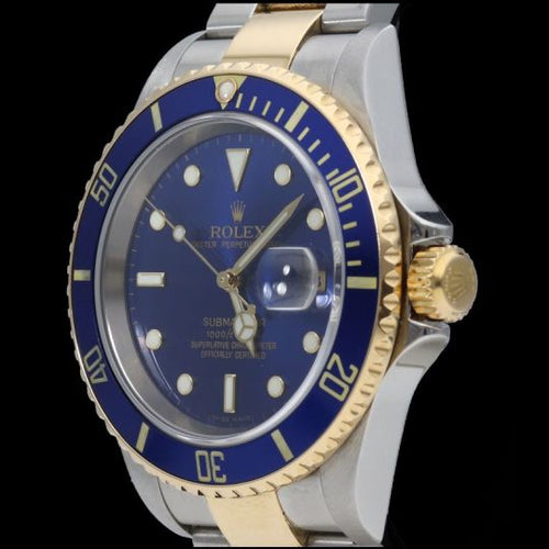 Montre Rolex Submariner Date - Montre en or jaune et acier 58 Facettes MT46875