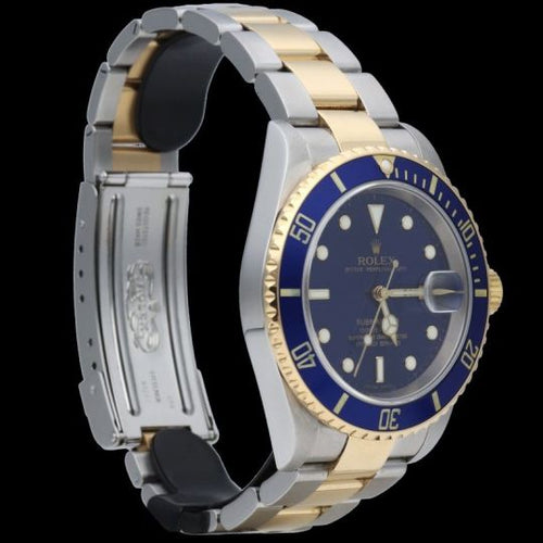Montre Rolex Submariner Date - Montre en or jaune et acier 58 Facettes MT46875
