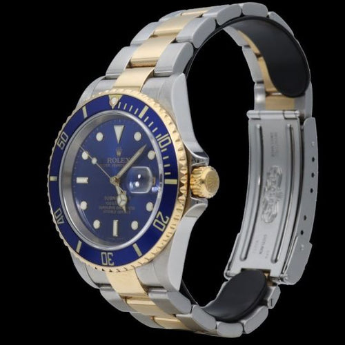 Montre Rolex Submariner Date - Montre en or jaune et acier 58 Facettes MT46875