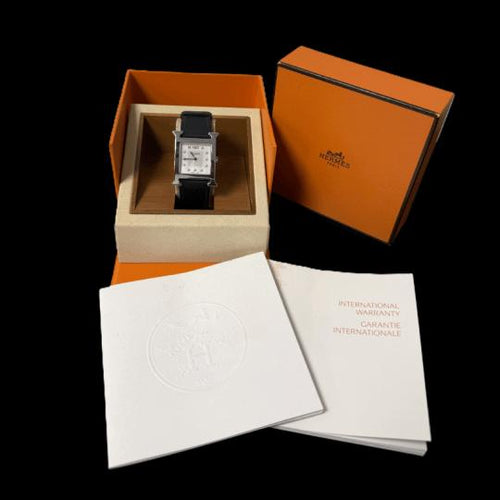 Montre Hermès Heure H - Montre en acier 58 Facettes MT46104
