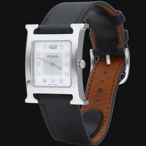 Montre Hermès Heure H - Montre en acier 58 Facettes MT46104