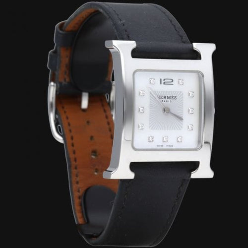 Montre Hermès Heure H - Montre en acier 58 Facettes MT46104