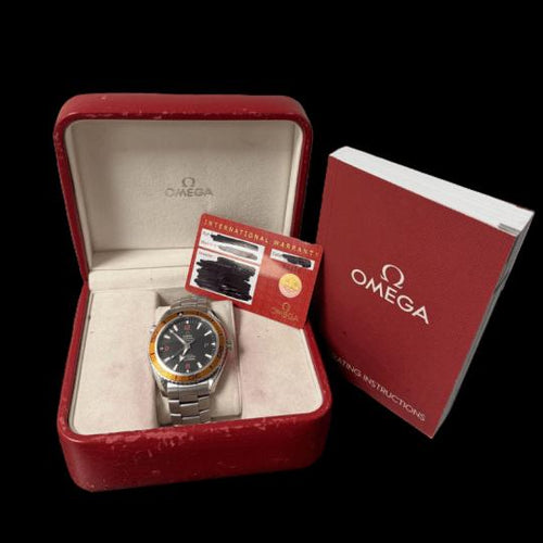 Montre Omega Seamaster Planet Ocean - Montre en acier 58 Facettes MT46270