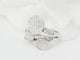 Bague 55 Bague en or blanc et diamants 58 Facettes 33085