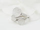 Bague 55 Bague en or blanc et diamants 58 Facettes 33085