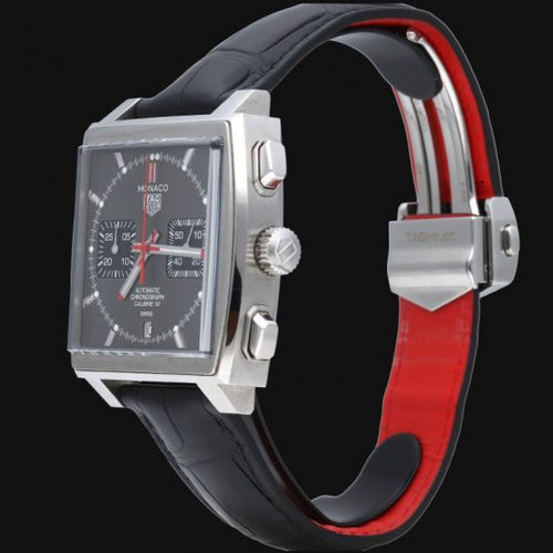 Montre TAG Heuer Monaco - Montre Chronograph Calibre 12 en acier 58 Facettes MT46495