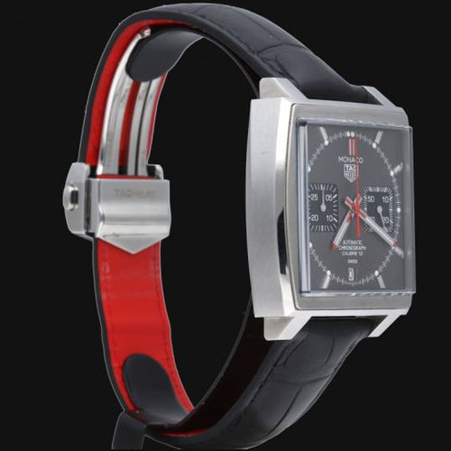 Montre TAG Heuer Monaco - Montre Chronograph Calibre 12 en acier 58 Facettes MT46495