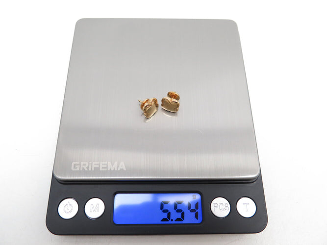 Boucles d'oreilles Van Cleef & Arpels Pure Alhambra - Boucles d'oreilles en or jaune 58 Facettes 273334