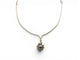 Collier Collier pendentif motif corail en or jaune 18K et perle grise 58 Facettes 273059