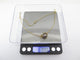 Collier Collier pendentif motif corail en or jaune 18K et perle grise 58 Facettes 273059