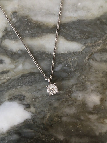 Collier Collier en or blanc 18K et diamants 58 Facettes 270