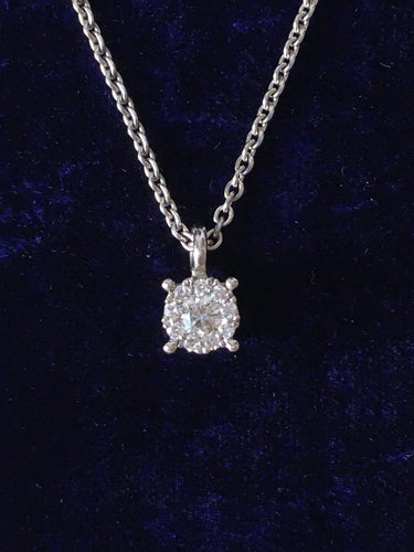 Collier Collier en or blanc 18K et diamants 58 Facettes 270
