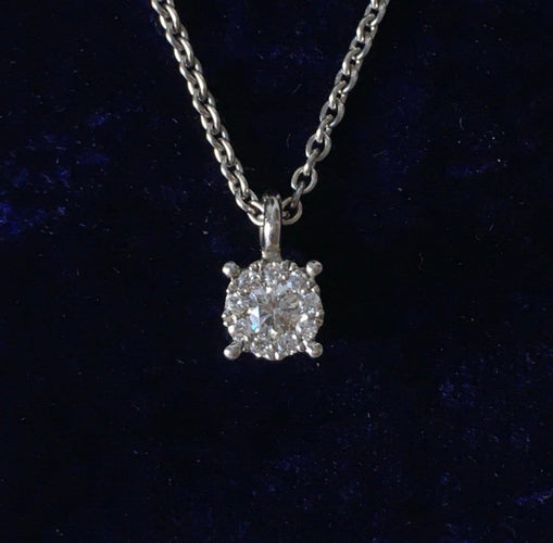 Collier Collier en or blanc 18K et diamants 58 Facettes 270