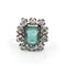 Bague en or jaune avec diamants et émeraude 58 Facettes 377/26 F