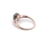 Bague 54 Bague en or rose 18 ct et argent avec diamant 58 Facettes 140/26 C