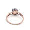 Bague 54 Bague en or rose 18 ct et argent avec diamant 58 Facettes 140/26 C
