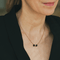 Collier Van Cleef & Arpels - Collier pendentif en or jaune, diamants et onyx 58 Facettes 50225