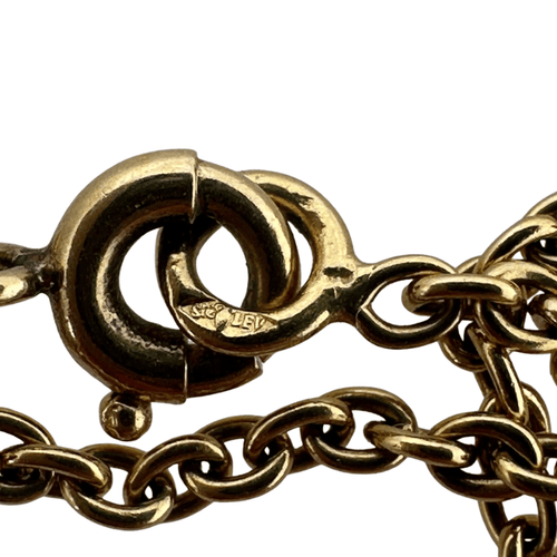 Collier Van Cleef & Arpels - Collier pendentif en or jaune, diamants et onyx 58 Facettes 50225