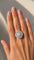 Bague 60 Bague marguerite en platine et diamants 58 Facettes Bague 05