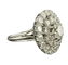 Bague 60 Bague marguerite en platine et diamants 58 Facettes Bague 05