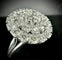 Bague 60 Bague marguerite en platine et diamants 58 Facettes Bague 05