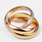 Bague Cartier Trinity - Bague en trois ors 18k et diamants 58 Facettes 232