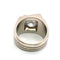 Bague 54 Bague en or jaune et blanc 18 kt avec diamant 58 Facettes 380/26 A