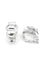 Boucles d'oreilles Hermès Deux anneaux - Boucles d'oreilles vintage en argent 58 Facettes HERMES BO