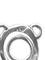 Boucles d'oreilles Hermès Deux anneaux - Boucles d'oreilles vintage en argent 58 Facettes HERMES BO