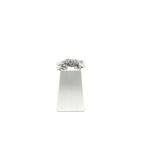 Bague 52 Alain Roure - Bague en or blanc et diamants 58 Facettes Z15B51795