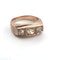 Bague 56 Bague en or jaune 14 ct et diamants 58 Facettes 1994 A 166/26