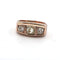 Bague 56 Bague en or jaune 14 ct et diamants 58 Facettes 1994 A 166/26