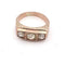 Bague 56 Bague en or jaune 14 ct et diamants 58 Facettes 1994 A 166/26